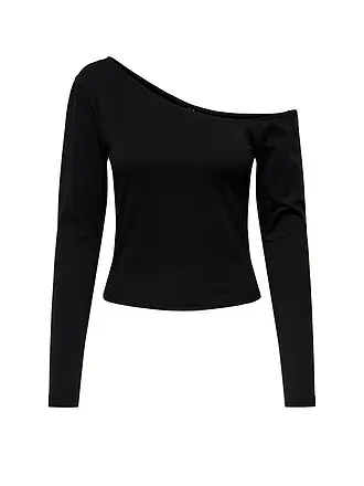 ONLY | T-shirt à manches longues ONLLIVE LOVE LIFE | schwarz